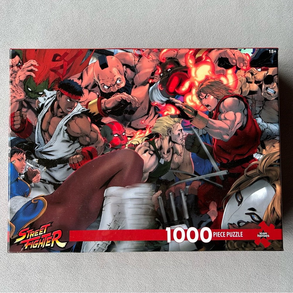 Street Fighter ~ 1000 Piece Puzzle ~ 20” x 27”